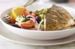 Canadian Chargrilled Fish With Chunky Greek Salad Recipe Dinner