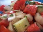 American Chunky Garden Tomato Salad Appetizer