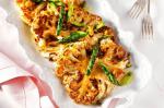 American Cauliflower Steaks With Warm Asparagus Dressing Recipe Appetizer