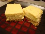 Italian Limoncello Liqueur Plus Cheesecake Squares Dessert