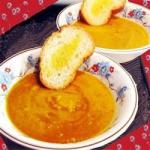 American Spicy Pumpkin and Sweet Potato Soup Recipe Appetizer