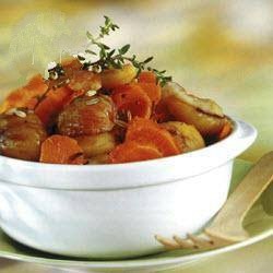 American Chestnuts to Carrots Appetizer