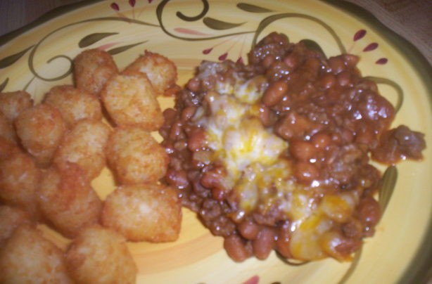 American Beefy Bean Skillet Appetizer