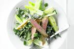 British Chargrilled Lamb With Bean Potato And Watercress Salad Recipe Dinner