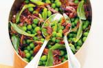 British Peas With Mint and Prosciutto Recipe Appetizer