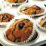 American Wholemeal Muffins with Blackcurrant Dessert