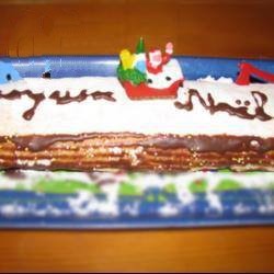 British Log of Noel christmas Dessert