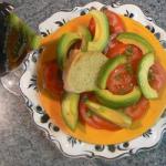 Brazilian Tomato Salad and Avocado Dessert
