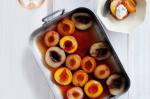American Roasted Stone Fruit With Marsala Syrup Recipe Dessert