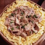 British Round Steak Stroganoff 2 Appetizer