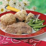 British Round Steak with Dumplings Dinner