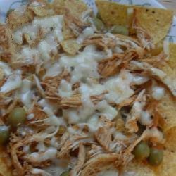 Canadian Nachos with Chicken and Olives Dinner