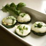 Canadian Grilled Zucchini with Mozzarella Appetizer