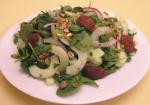 Armenian Spinach Plum Salad recipe
