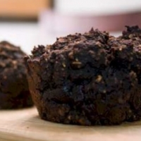 American Double Chocolate Chip Muffins Dessert