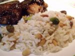 American Pilau Rice With Pistachios and and Pine Nuts Dinner