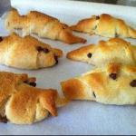 Croissants with Chocolate Chips recipe