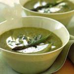 Turkish Asparagus Soup of Green Asparagus Appetizer