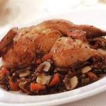 Turkish Poultry Filling with Wild Rice with Nuts Appetizer