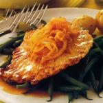 Turkish Turkey Cutlets with Green Beans and Sweet Onions Sauce Dessert