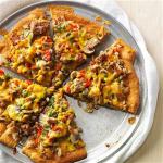 Turkish Sausage and Egg Pizza Appetizer