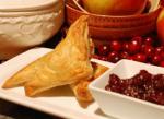 Turkish Leftover Turkey Stuffing and Cranberry Puff Pastry Turnovers Appetizer