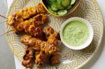 British Chicken Tikka Masala Skewers With Coriander Dressing Recipe Dinner
