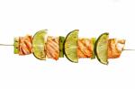 American Salmon and Lime Kebabs Recipe Appetizer