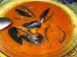 American Mussels in Tarragon Tomato Broth Dinner