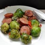 French Kielbasa with Brussels Sprouts Recipe Appetizer