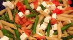 Canadian Lemon Garlic and Asparagus Warm Caprese Pasta Salad Recipe Dinner