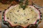 American Provencial Black Olive and Fresh Thyme Mashed Potatoes Appetizer
