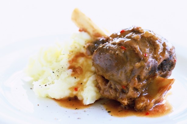 American Lamb Shanks With Wasabi Mash Recipe Dinner