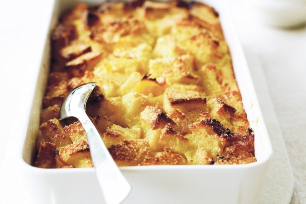 American Orange Bread and Butter Pudding Recipe Appetizer