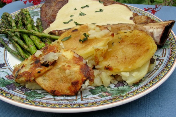 American Pommes De Terre a Letouffee pan Fried Potatoes Dinner