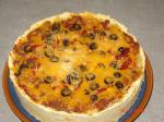 American Mile High Spaghetti Pie Appetizer