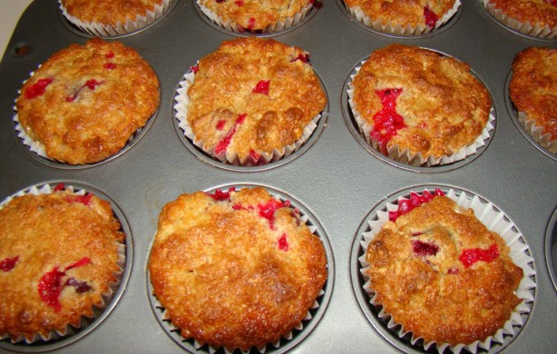 American Delightful lowfat Cranberry Muffins Dessert