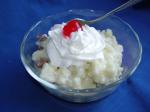 American New England Creamy Rice Pudding Dessert