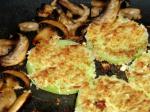 American Panko Fried Green Tomatoes and Mushrooms Appetizer