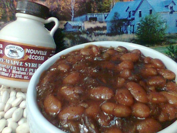 Canadian Canadian Baked Beans With Maple Syrup no Molasses Dessert