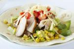 Mexican Bbq Chicken and Sweetcorn Burritos Recipe Dinner