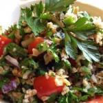 Turkish Veggie Bulgur Salad kisir Recipe Appetizer