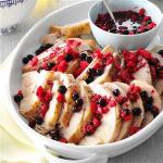 Turkish Slowcooked Turkey with Berry Compote Dinner