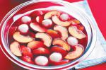 American Cranberry Jelly With Lychees And Peaches Recipe Dessert