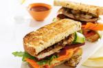 American Steak And Balsamic Onion Sandwiches Recipe Appetizer