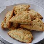 American American Scones with Cream Appetizer