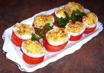American Moms Stuffed Eggs Tomato Stack Appetizer