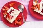 British Strawberries And Cream Semifreddo Recipe Dessert