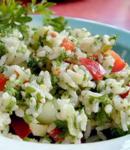 British Fruit and Nut Curried Rice Salad Appetizer