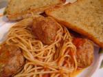 American Meatballs for Spaghetti or Sandwiches Dinner
